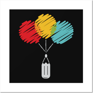 Colourful Balloons Posters and Art